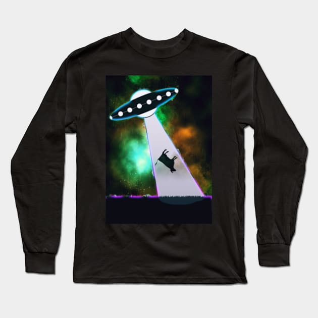 Animal Abduction Long Sleeve T-Shirt by ZNEVA